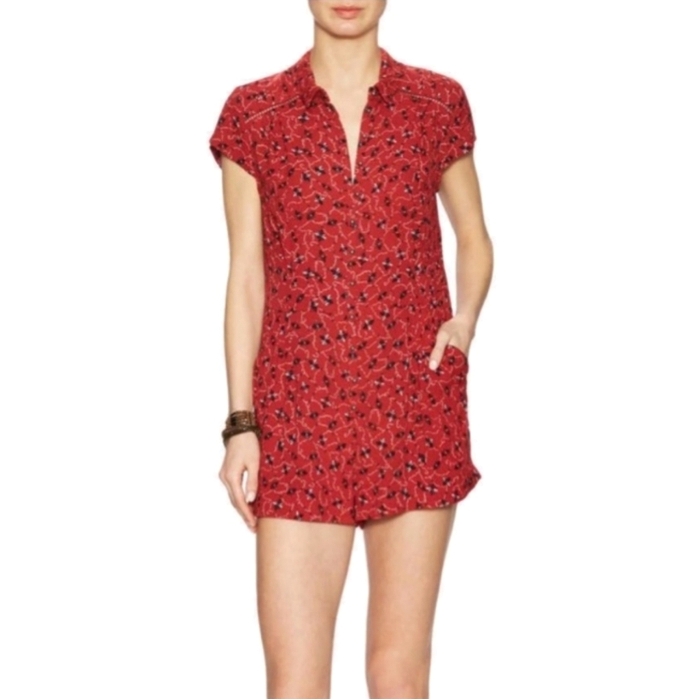 Free People Deddy Dot Romper